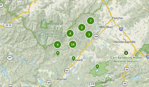 pisgah mtb trail map