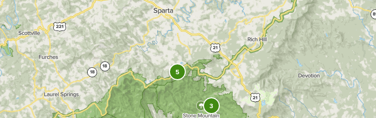 Best Views Trails in Sparta | AllTrails