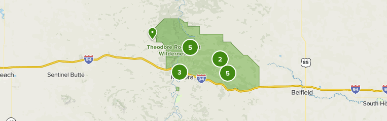 Map Of Medora Nd Best 10 Walking Trails In Medora | Alltrails