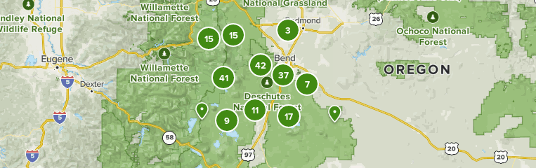 La Pine Oregon Map Best 10 Forest Trails In La Pine | Alltrails