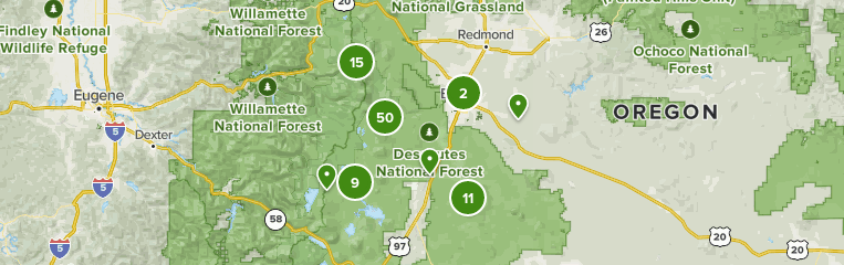 La Pine Oregon Map Best 10 Lake Trails In La Pine | Alltrails