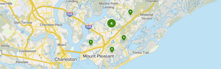 Map Of Mt Pleasant Sc Best Walking Trails In Mount Pleasant | Alltrails