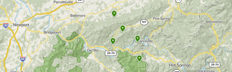 Del Rio Tennessee Map Best 10 River Trails In Del Rio | Alltrails