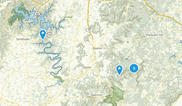 Best Views Trails Near Sparta Tennessee Alltrails Sparta Tennessee Views Map