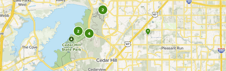 Cedar Hill Texas Map Best 10 Walking Trails In Cedar Hill | Alltrails