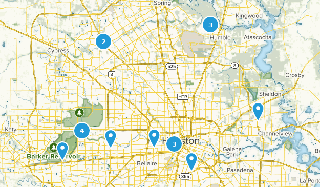 Biking Maps Map Houston Trail Maps 5413