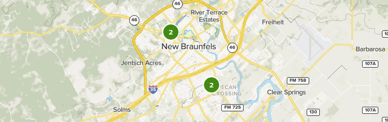 New Braunfels Texas Map Best 10 Walking Trails In New Braunfels | Alltrails