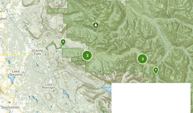 Best Waterfall Trails near Granite Falls
