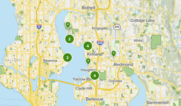 Best Bird Watching Trails near Kirkland, Washington ... on Kirkland Washington Map id=87257