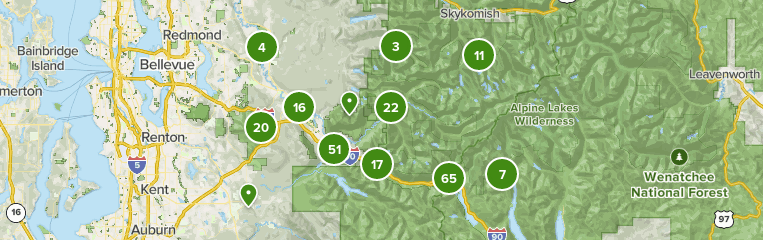 North Bend Washington Map Best 10 Views Trails In North Bend | Alltrails