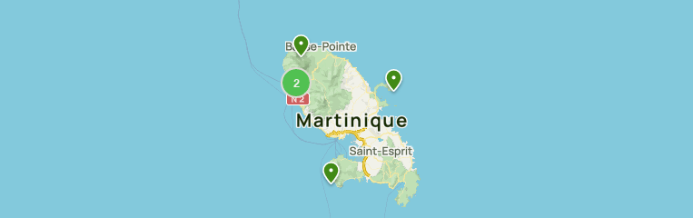 Running in Martinique. Best routes and places to run in Martinique