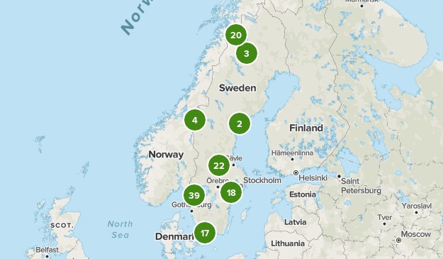 lelången karta Best Backpacking Trails in Sweden | AllTrails