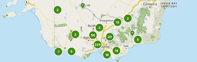 Victoria State Parks Map