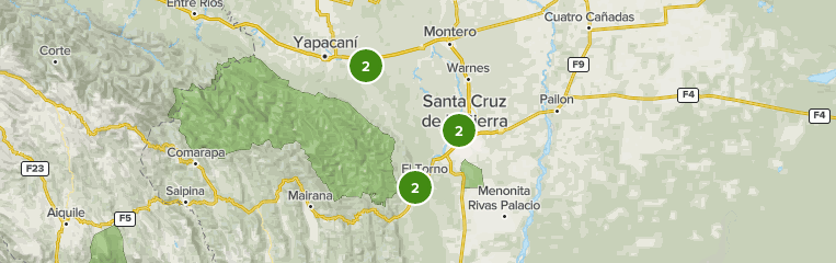 Los mejores senderos para correr en Departamento de Santa Cruz