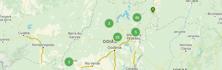 The Best Trails in Ôlho d'Água, Estado de Goiás (Brazil)