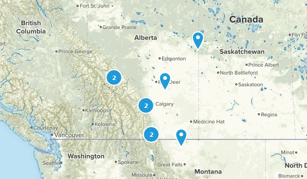 Best Beach Trails In Alberta Canada Alltrails Alberta Canada Beach Map