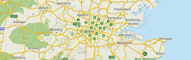 Map Of Walking Trails Near Me Best 10 Walking Trails In London | Alltrails