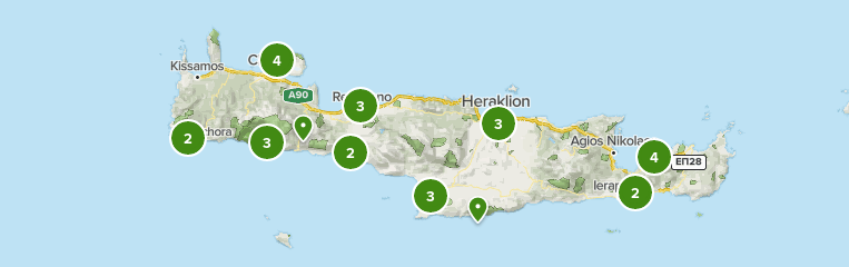 Crete Hiking Trails Map Best 10 Walking Trails In Crete | Alltrails
