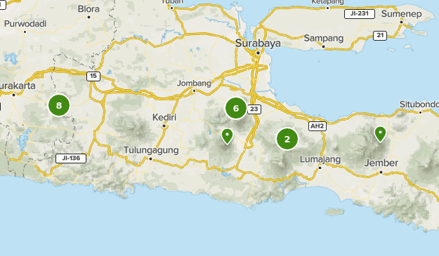 Las Mejores Rutas Por Bosque En Java Oriental Indonesia Alltrails