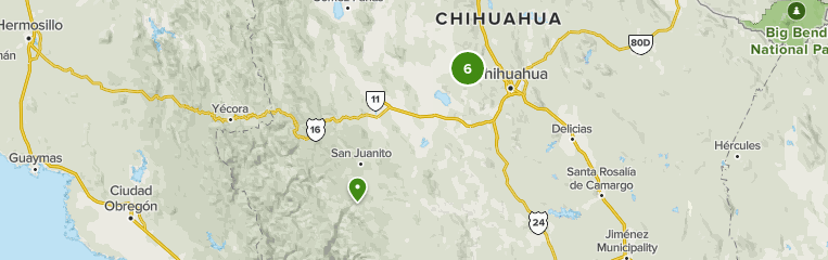 Ciudad Jimenez Mexico Map Best 10 Camping Trails In Chihuahua | Alltrails