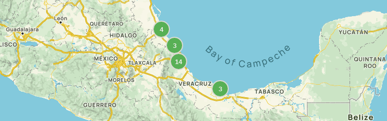 mexico beaches map