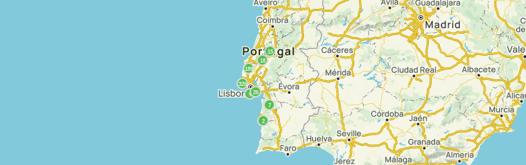 Resultado de imagem para mapa dos distritos mais perto de lisboa