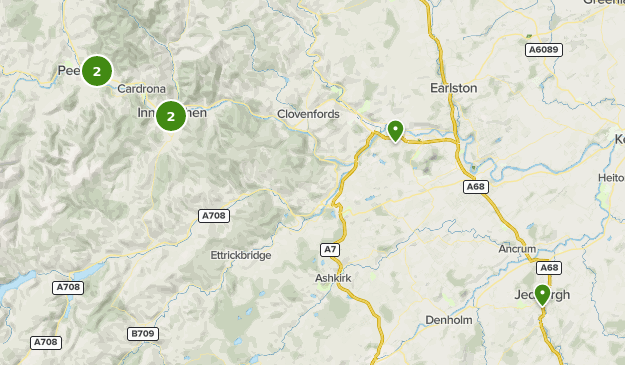 glentress red route map