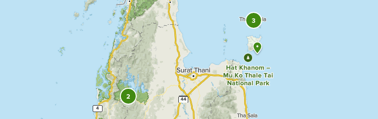 Surat Thani Thailand Map Best Parks In Surat Thani, Thailand | Alltrails
