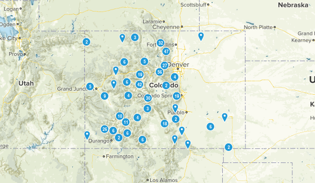 Colorado State Parks Camping Map