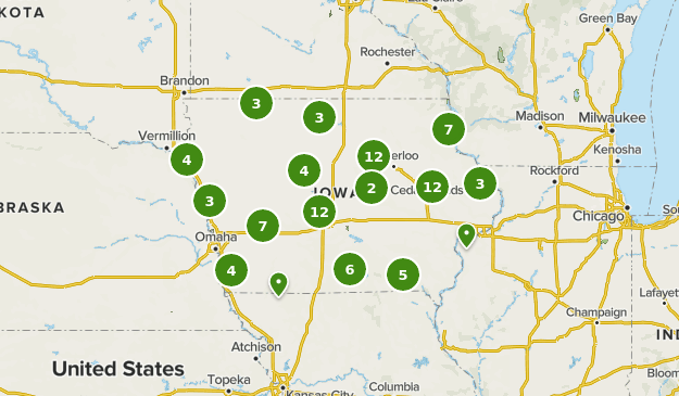 Iowa State Parks Map - United States Map