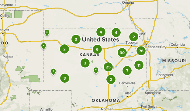 Kansas Map For Kids Best Kid Friendly Trails in Kansas | AllTrails