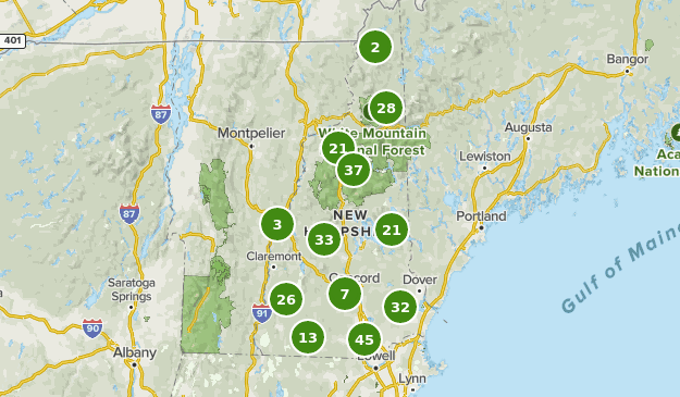 map of new hampshire lakes and ponds Best Lake Trails In New Hampshire Alltrails map of new hampshire lakes and ponds