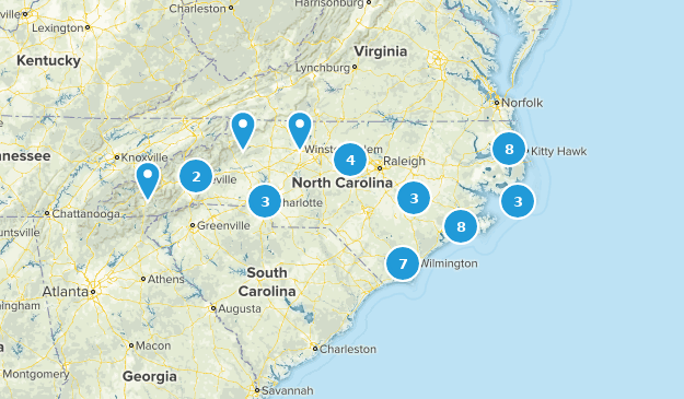 Best Beach Trails In North Carolina Alltrails North Carolina Beach Map