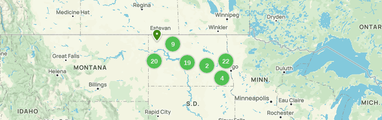 Denbigh Experimental Forest Trail, North Dakota - 74 Reviews, Map
