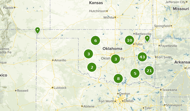 Oklahoma State Parks Map