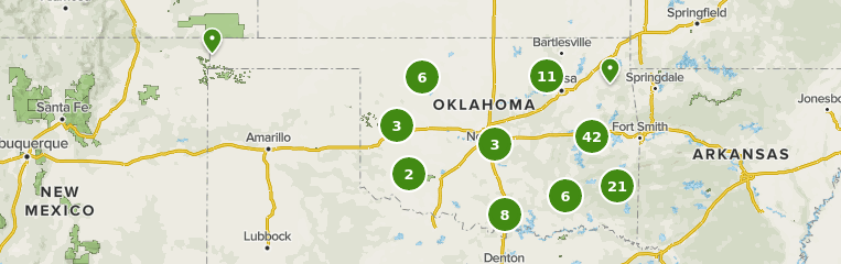 Oklahoma State Parks Map