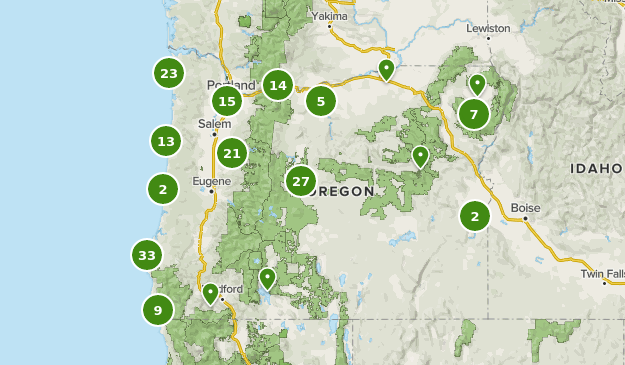 National Parks In Oregon Map Best State Parks in Oregon | AllTrails