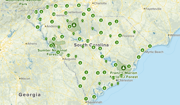 SC State Parks Map