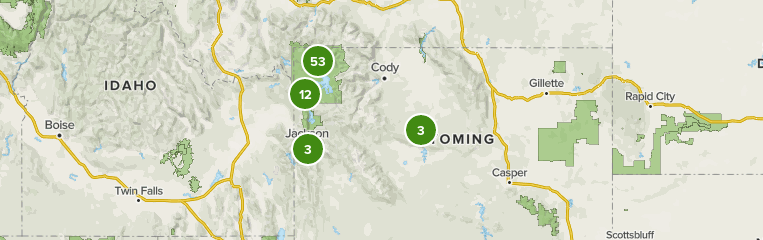 Wyoming Hot Springs State Park Map