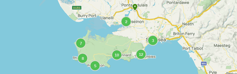 mapa de swansea