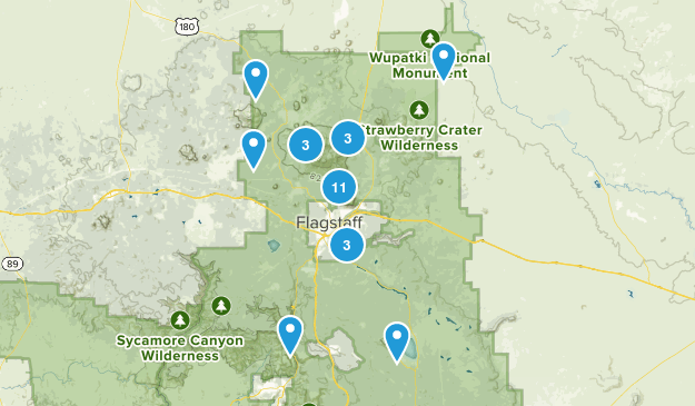 Flagstaff Area Trails Map
