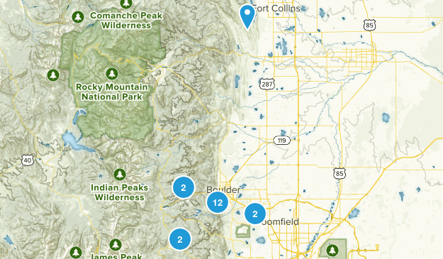 Boulder Hikes Map