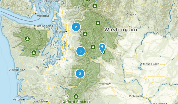 Seattle Hikes Map