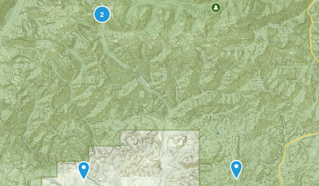 Trails up Teanaway Rd. Map