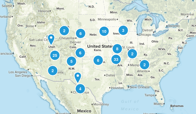 Historic hikes Map