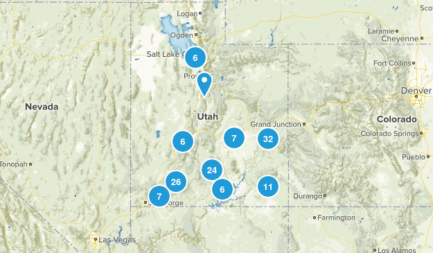 Utah Trails Map