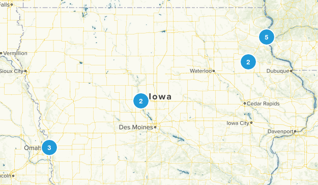 Iowa Trails Map