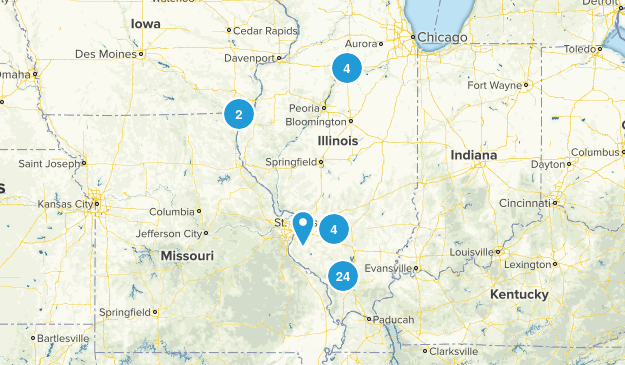 Illinois Trails Map