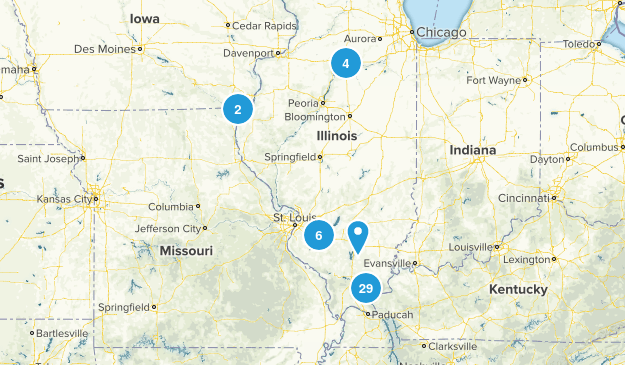 Illinois Trails Map