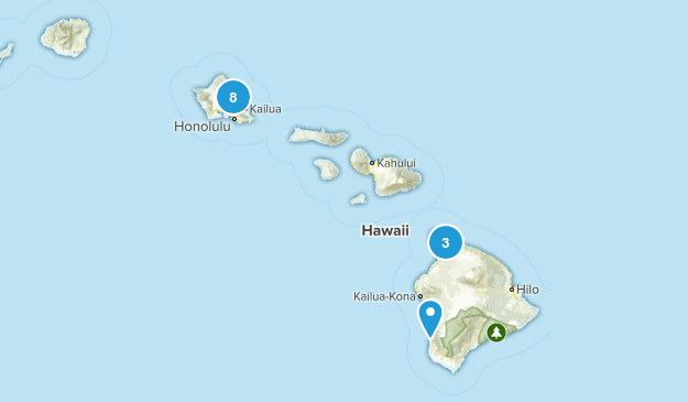 Hawaii Trails Map